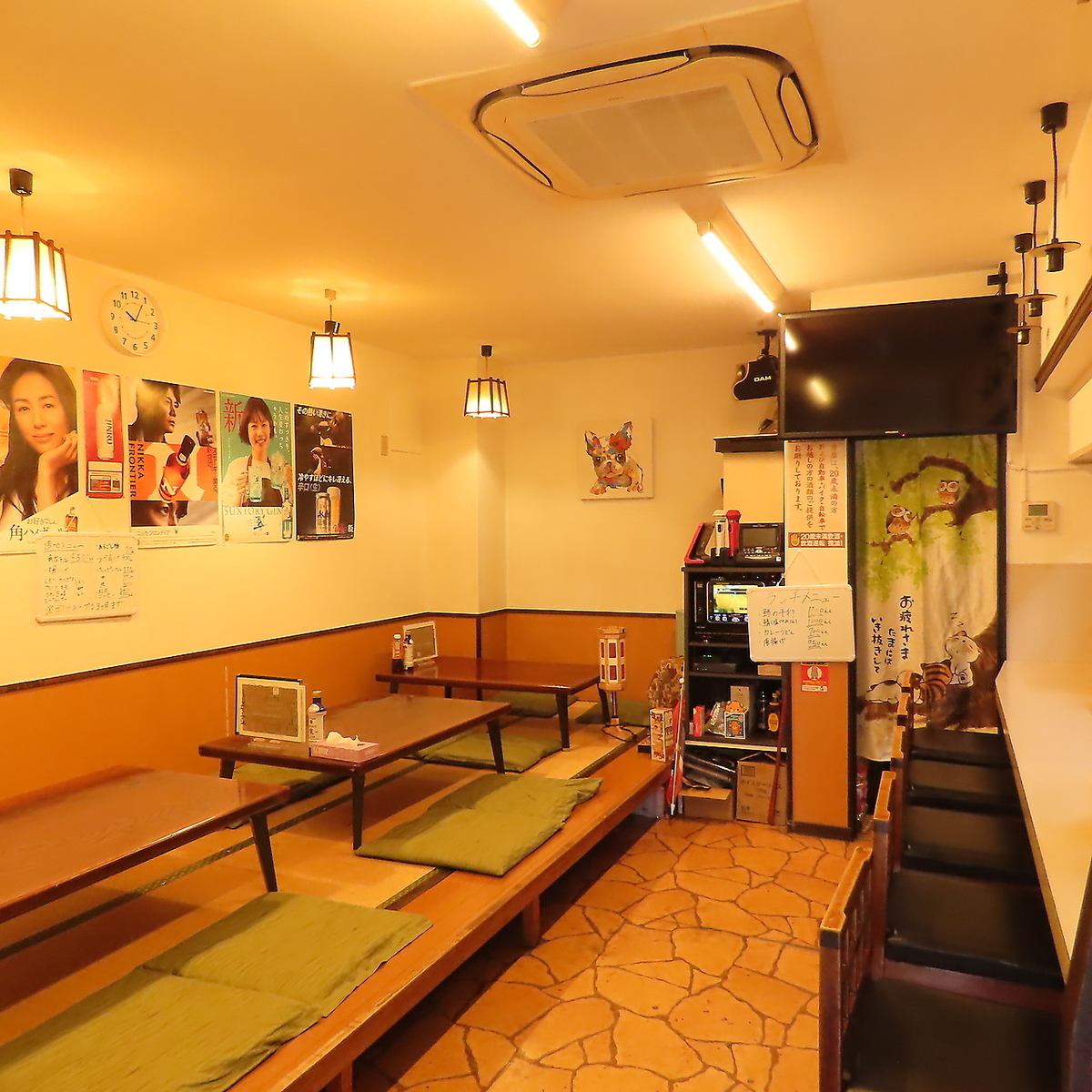A restaurant where you can enjoy a relaxing meal in a calm atmosphere