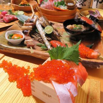 Sashimi · Kushimori · Rice pottery ... 2 hours with all you can drink course 5000 yen ※ 4500 yen with coupon use!