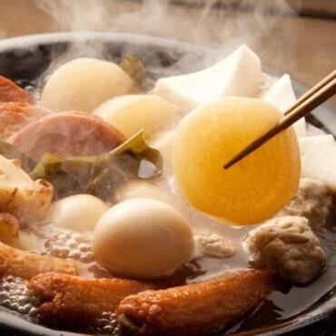 出汁しみおでん食べ放題&2時間飲み放題が1480円!