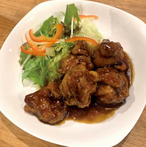鶏の唐揚げ 黒酢ソース