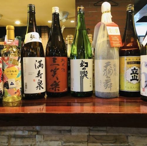 富山の地酒も豊富にご用意！