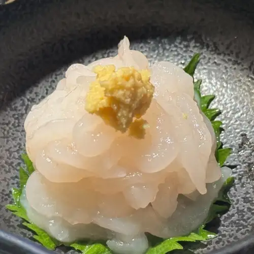 White shrimp, a specialty of Toyama