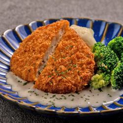 Japanese Black Beef Minced Cutlet with Truffle Sauce