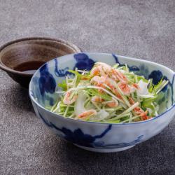 桜海老と新玉ねぎのサラダ