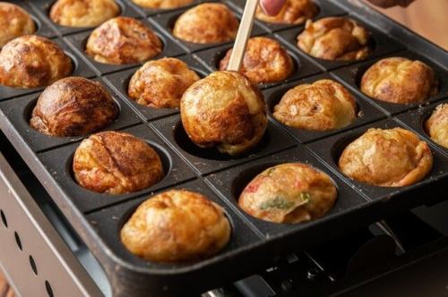 Takoyaki party (make your own takoyaki)