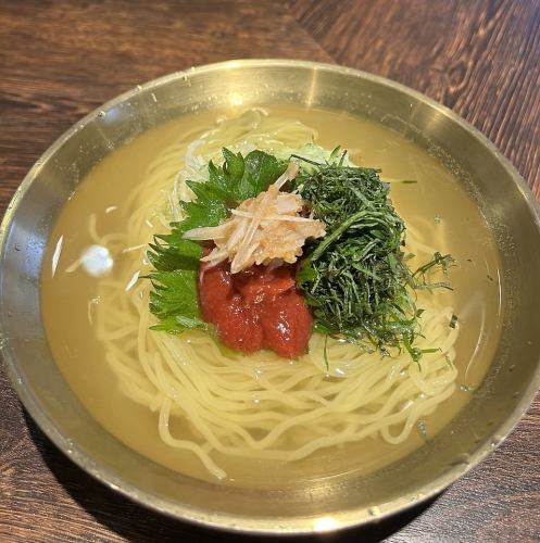 梅しそ昆布水冷麺