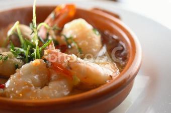 Shrimp and Vegetable Ajillo