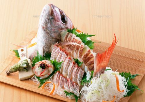 Amakusa Miyabi sea bream sashimi [*Reservations made by the day before]