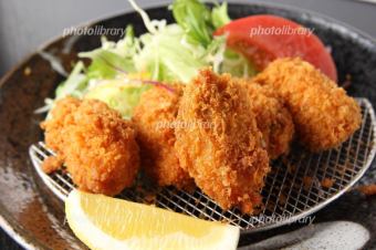 Fried oyster (3 pieces)