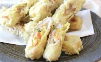 Kumamoto Specialty!! Chikuwa Potato Salad Tempura (2 Pieces)