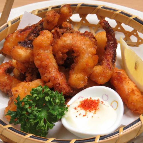 Deep-fried octopus