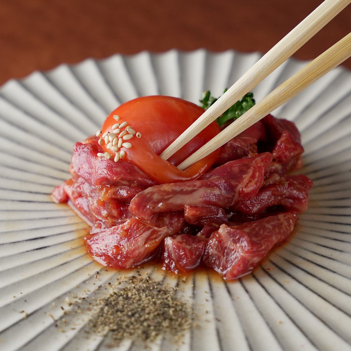 【当店名物】他では味わえない究極の生タンはリピーター続出！