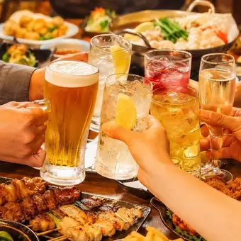 ★【期間限定全66種】★無制限飲み放題2200円税込 ジンソーダ/こだわり酒場等