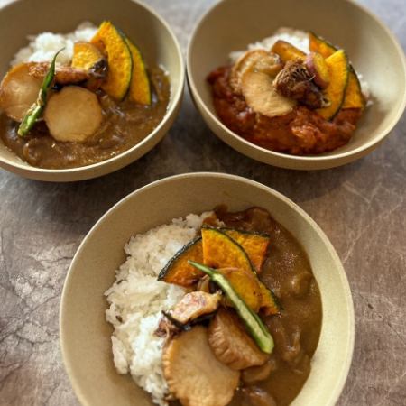 揚げ野菜のグルテンフリーコラーゲン米粉カレー