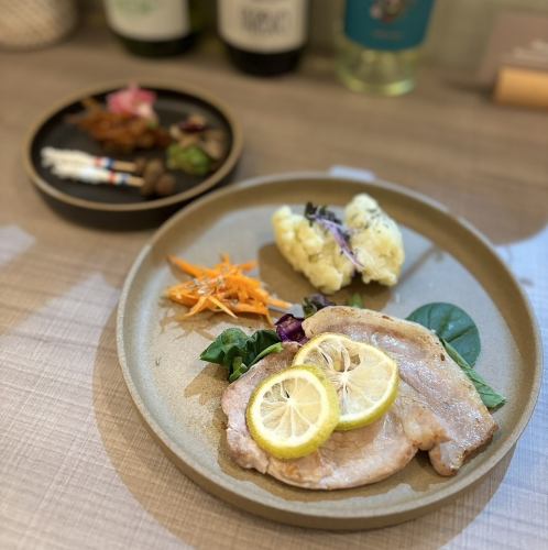 【90分飲み放題付】無農薬野菜と豚肉料理が楽しめる♪全6品付★スタンダードコース8,250円(税込)