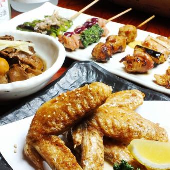 【公司宴会！充满名古屋美食♪】名古屋交趾套餐【含120分钟无限畅饮】6,000日元