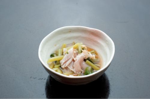 芥末鸡/汤豆腐
