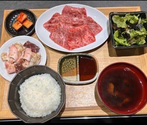 ランチでも厳選黒毛和牛を贅沢に使用！