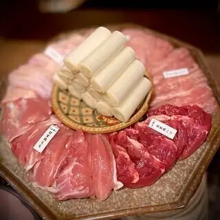 <人気No.1>卓越コース［とり焼肉］　10000円(税込)