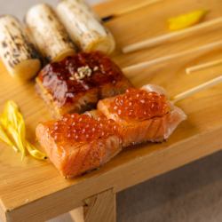 自慢の魚串