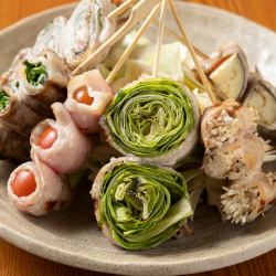 野菜巻き串お任せ5本盛り