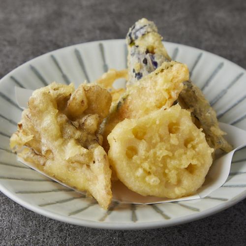 木ノ子と秋野菜の天ぷら