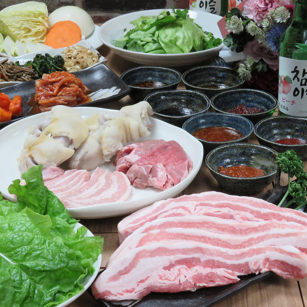 All-you-can-eat samgyeopsal, King of the Phantom Pigs! 5,800 JPY (incl. tax)
