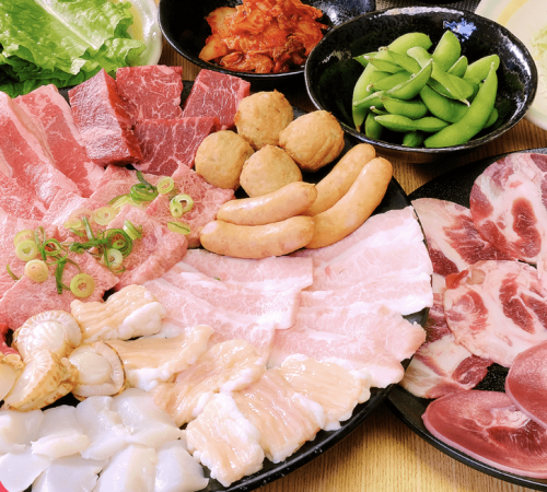 All-you-can-eat course from 3,000 yen