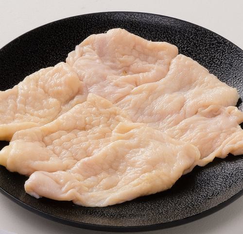 Grilled chicken skin