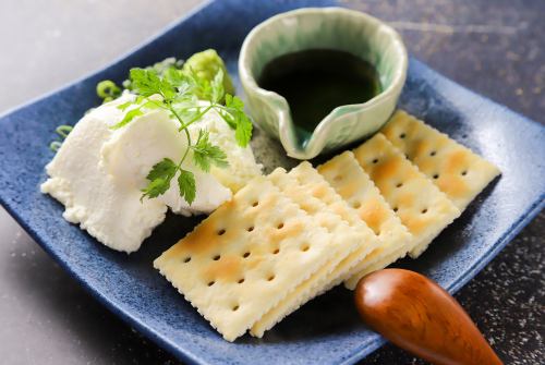 二つの味のチーズ豆富