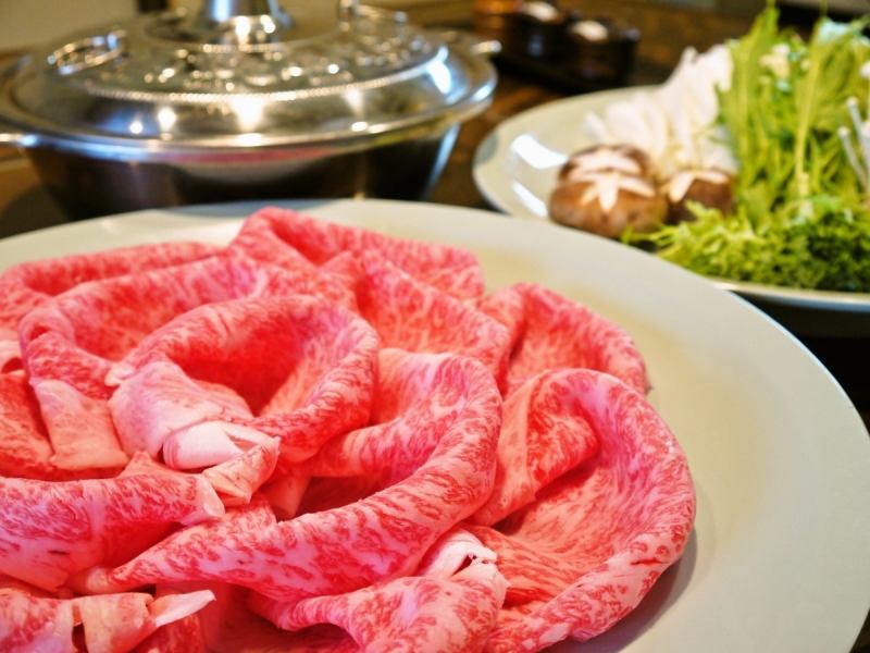 Japanese beef shabu-shabu set