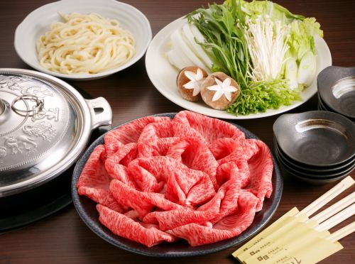 Japanese beef shabu-shabu set