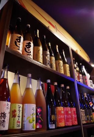 We recommend a wide variety of sake!