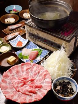 [If you want to enjoy something other than pork shabu in luxury!] Sanjiya Omakase Course/7,300 yen