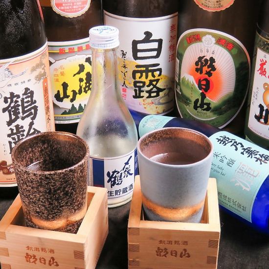 All-you-can-drink for 3,300 yen for 2 hours including Suntory Hibiki, Ginjo and Daiginjo!