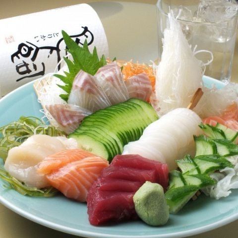 Assorted sashimi (five kinds)
