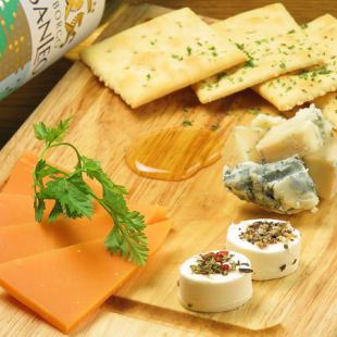 Assortment of 3 Kinds of Cheese