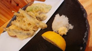 small sardine tempura