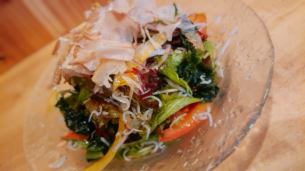 Hiroshima greens and Ondo Jaco salad
