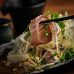 マグロのど肉ねぎまみれ