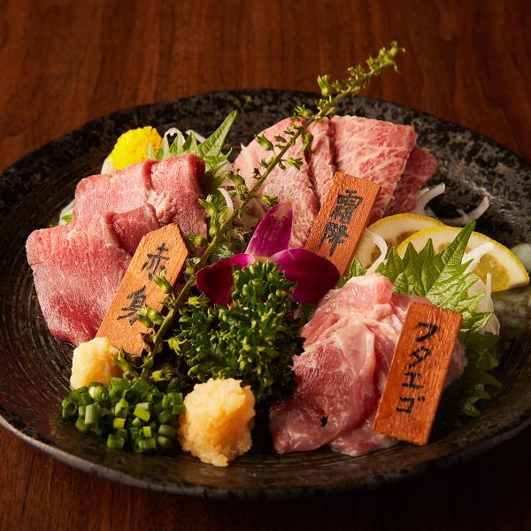 【熊本産の馬刺しは鮮度抜群！】