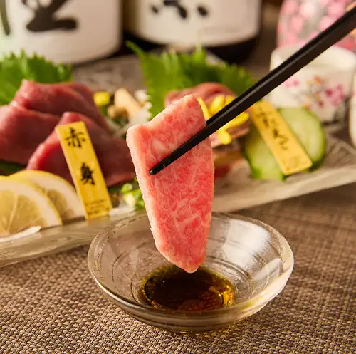 極上！鮮度抜群の贅沢馬刺し