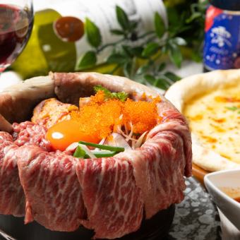 ♪Premium meat bar course♪ 2 hours of all-you-can-drink included, 13 items in total, 5,000 yen
