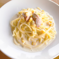 스위트 옥수수와 소시지 크림