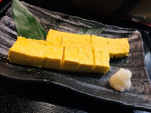 AMA-I浓厚的烤鸡蛋汤卷鸡蛋/大米茄子Miso Dengaku
