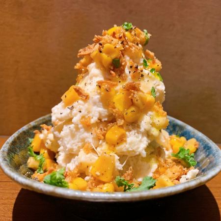 Butter and soy sauce corn potato salad