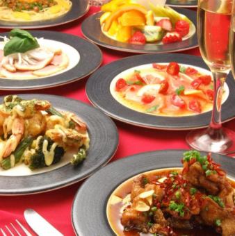■Room12　Lunch限定パーティーコースA【1500円】（料理4品）※ドリンクは別途