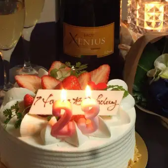 ●【誕生日&記念日】Birthday Aコース/料理5品&200種飲放&ケーキ(90分)