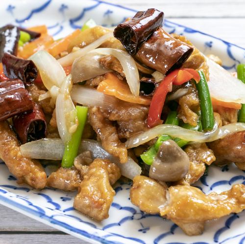 鶏肉とカシューナッツ炒め