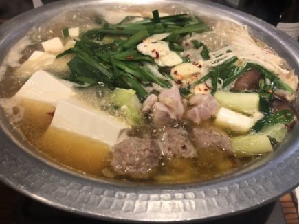 【お刺身3種付】グレードアップ炭火焼き串×鶏鍋コース11品5500円